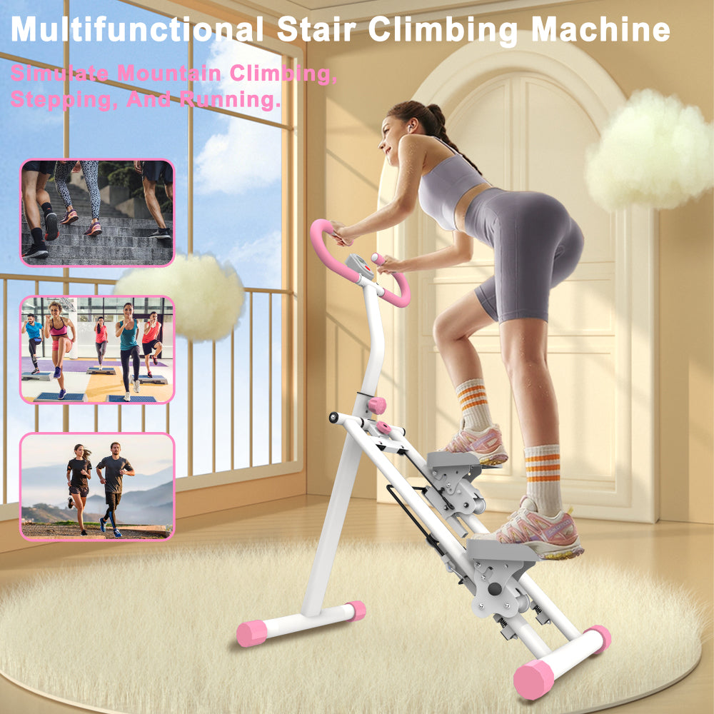 Folding Vertical Cardio Exercise Climber