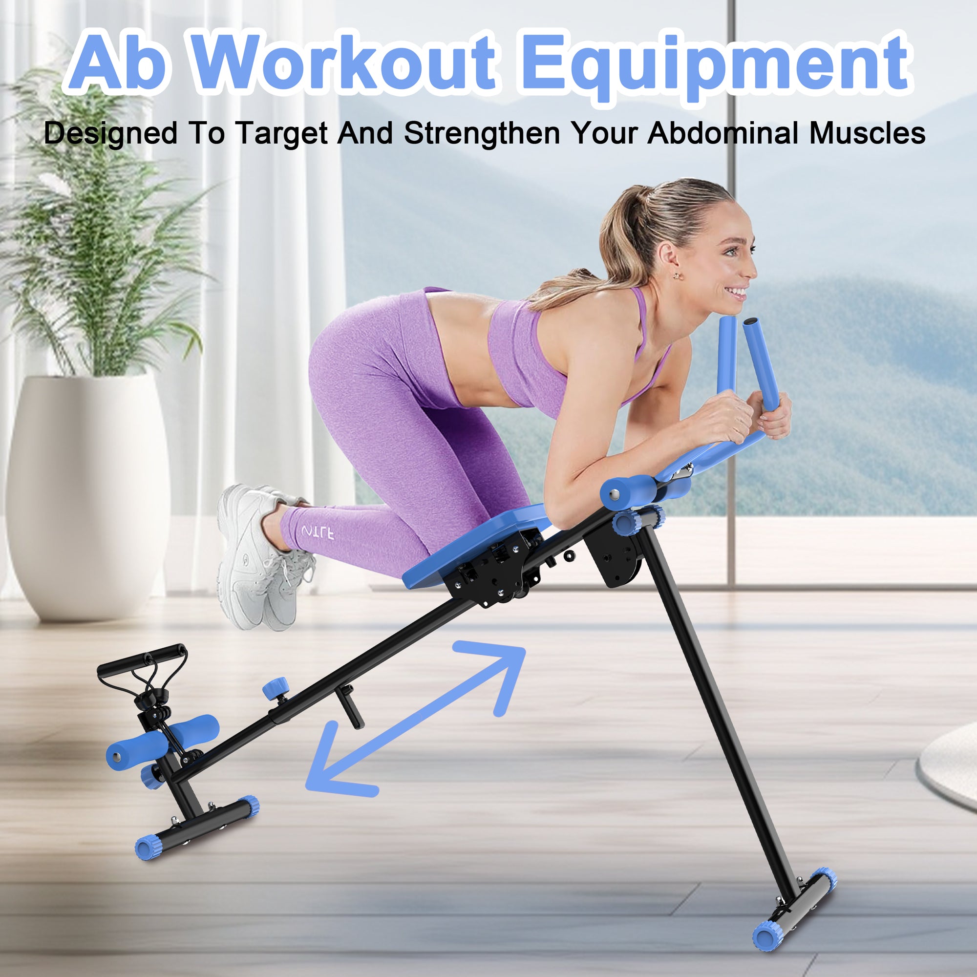 4-in-1 Ab Workout Exercise Equipment