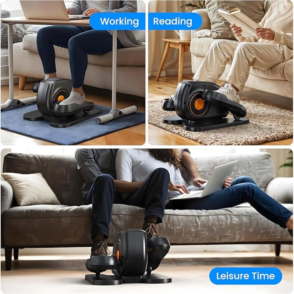 Under Desk Elliptical Machine with Remote Control