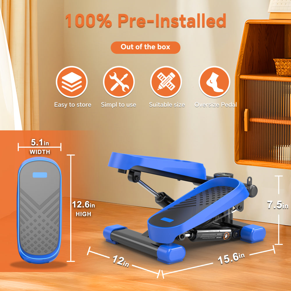 Home Office Exercise 330LBS Capacity Mini Stepper