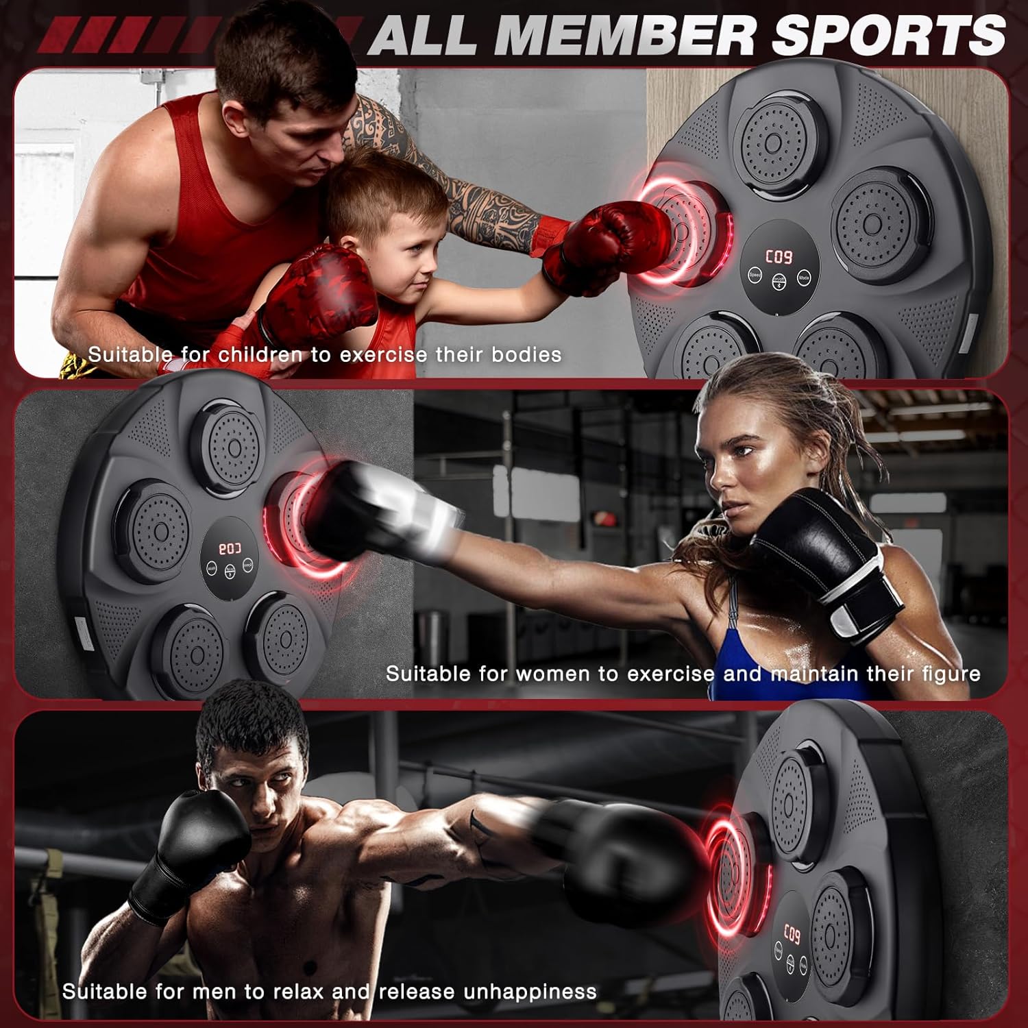 Music Boxing Machine with Boxing Gloves