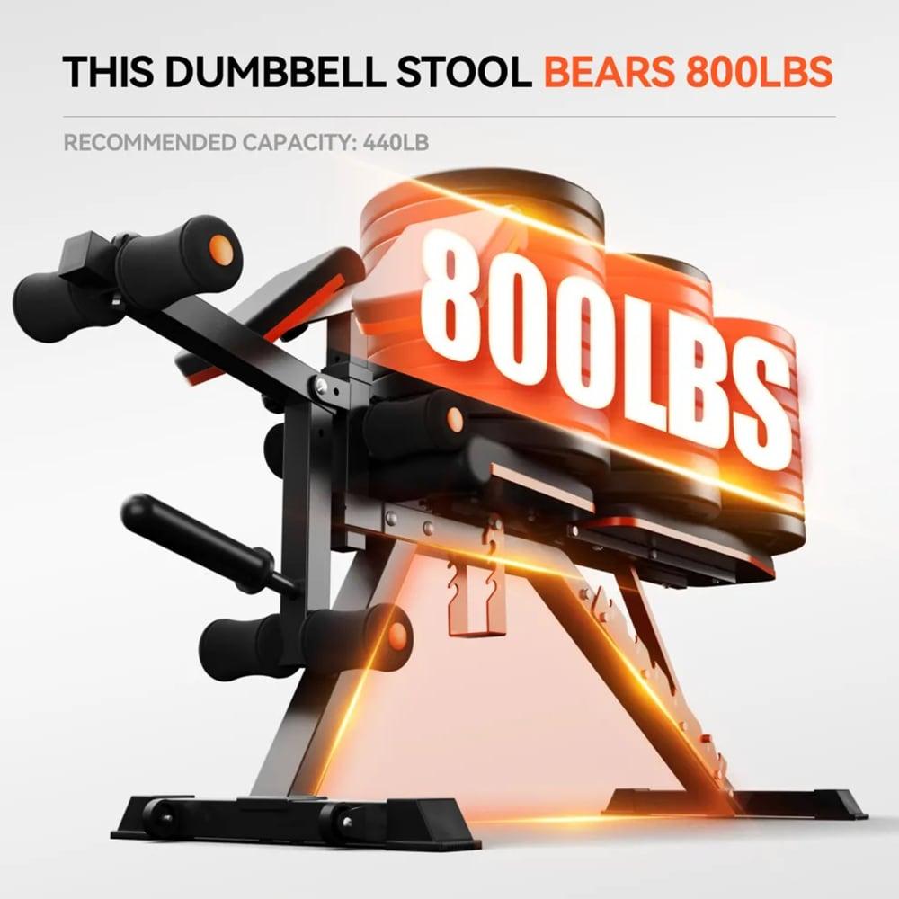 Adjustable Preacher Curl Weight Bench