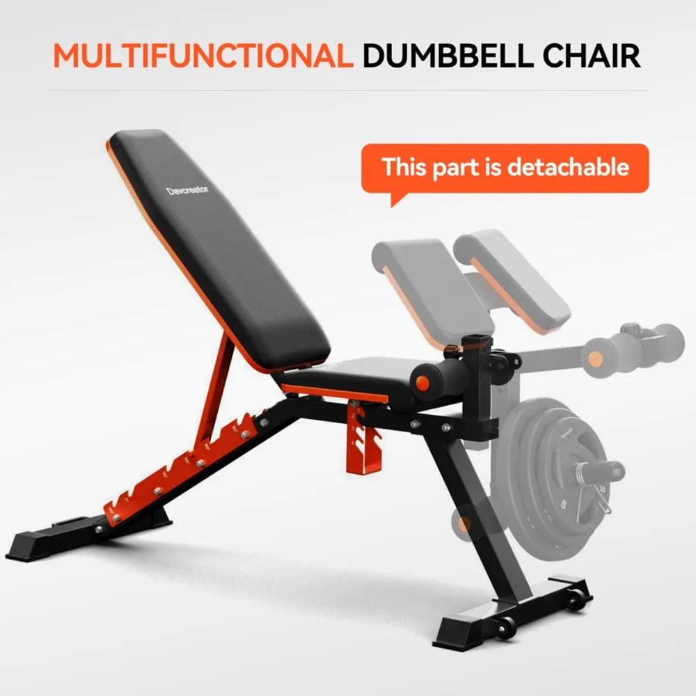 Adjustable Preacher Curl Weight Bench