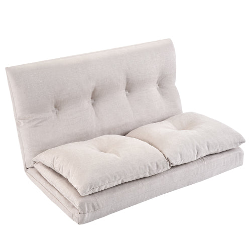 Adjustable Fabric Folding Chaise Lounge Sofa