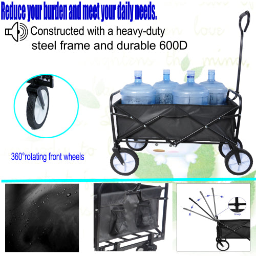 Foldable outdoor camping trolley