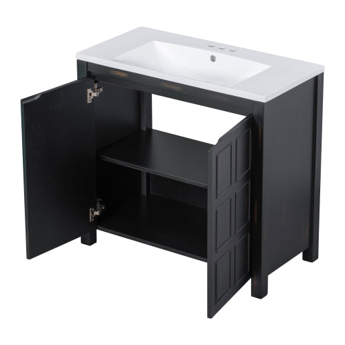 36" Bathroom Vanity Organizer with Sink