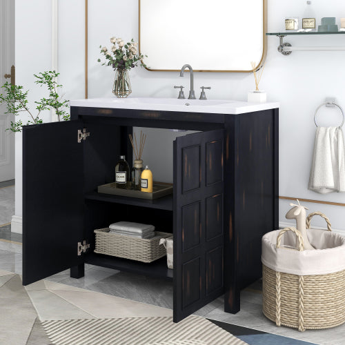 36" Bathroom Vanity Organizer with Sink