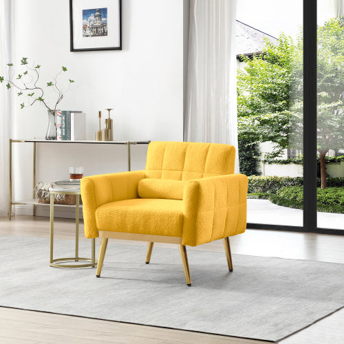 Modern Comfy Upholstered Reading Arm Chairs