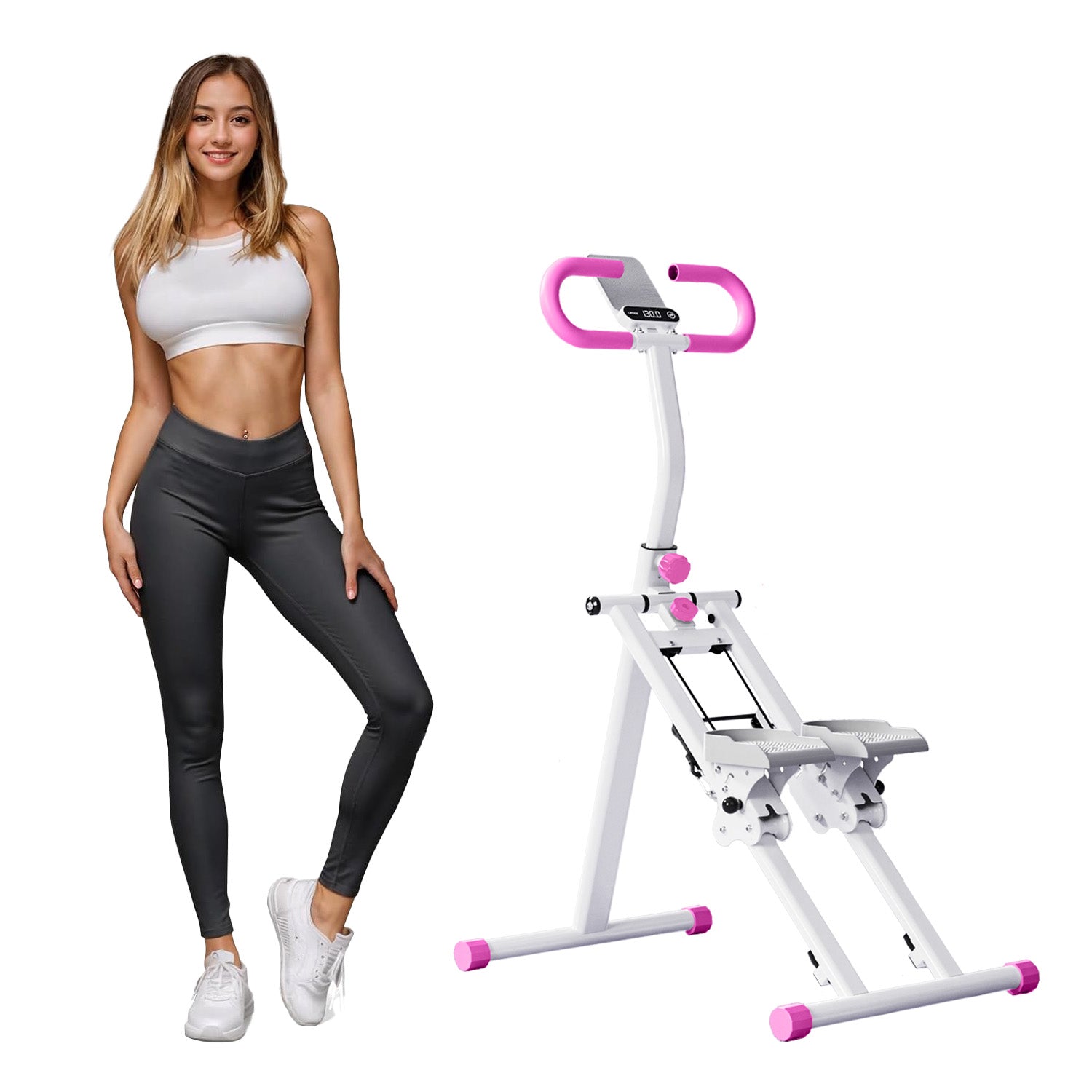 Folding Vertical Cardio Exercise Climber