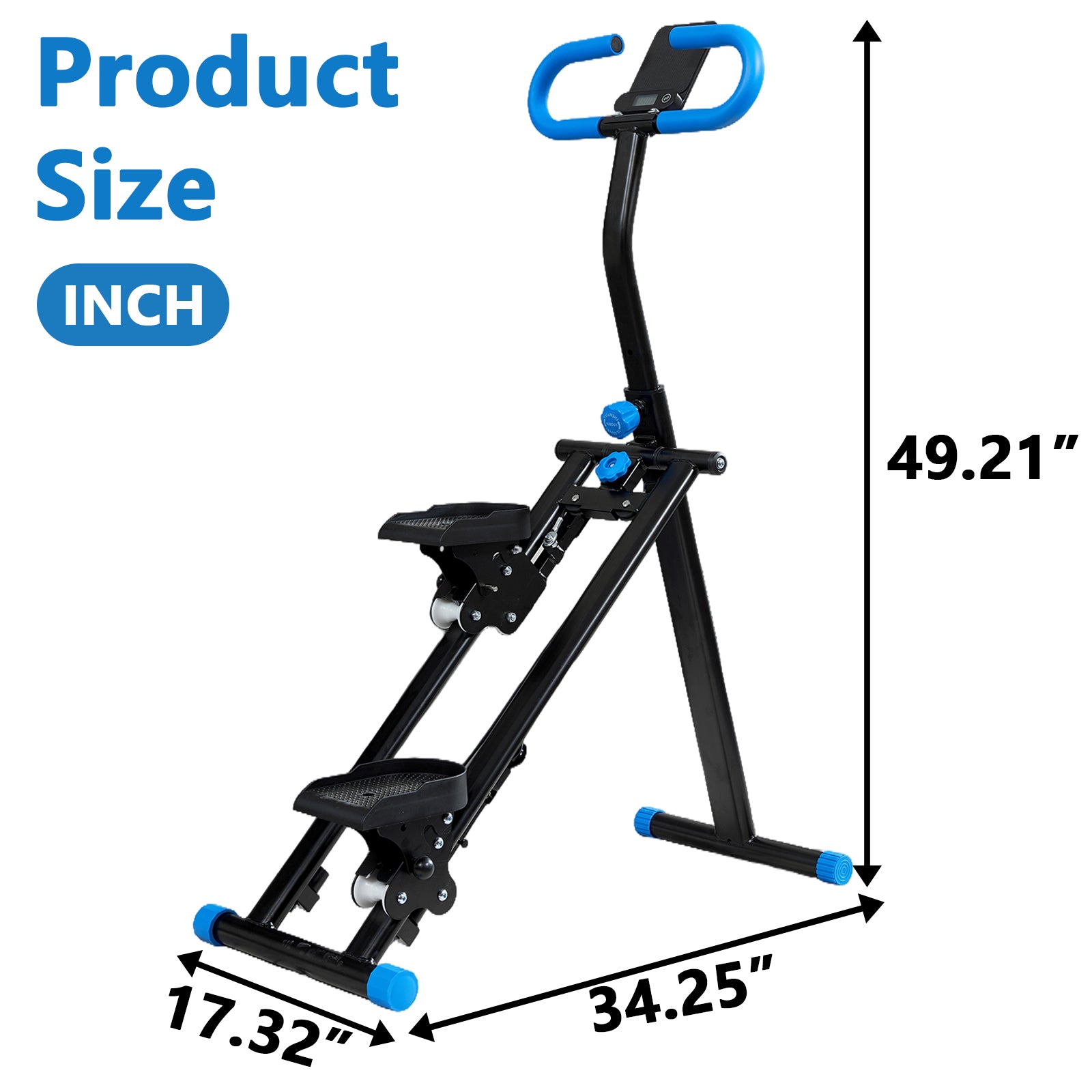 Folding Vertical Cardio Exercise Climber
