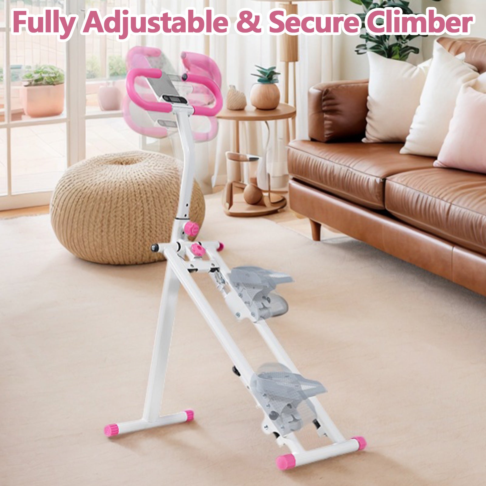 Folding Vertical Cardio Exercise Climber