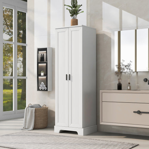 Multi-functional Storage Cabinet with Two Doors