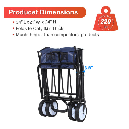 Adjustable Duty Folding Portable Hand Cart