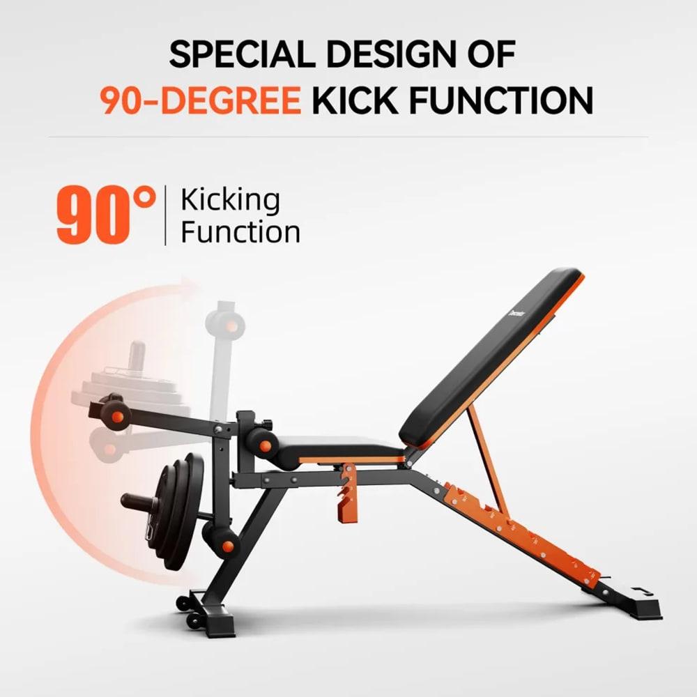Adjustable Preacher Curl Weight Bench