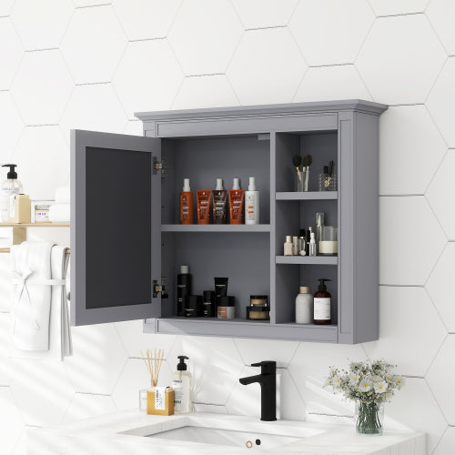 30'' x 28'' Wall Mounted Bathroom Storage Cabinet