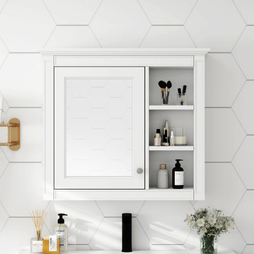 30'' x 28'' Wall Mounted Bathroom Storage Cabinet